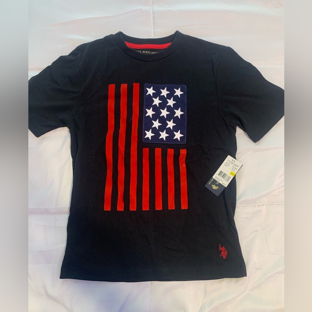 US Polo Assn. flag tshirt